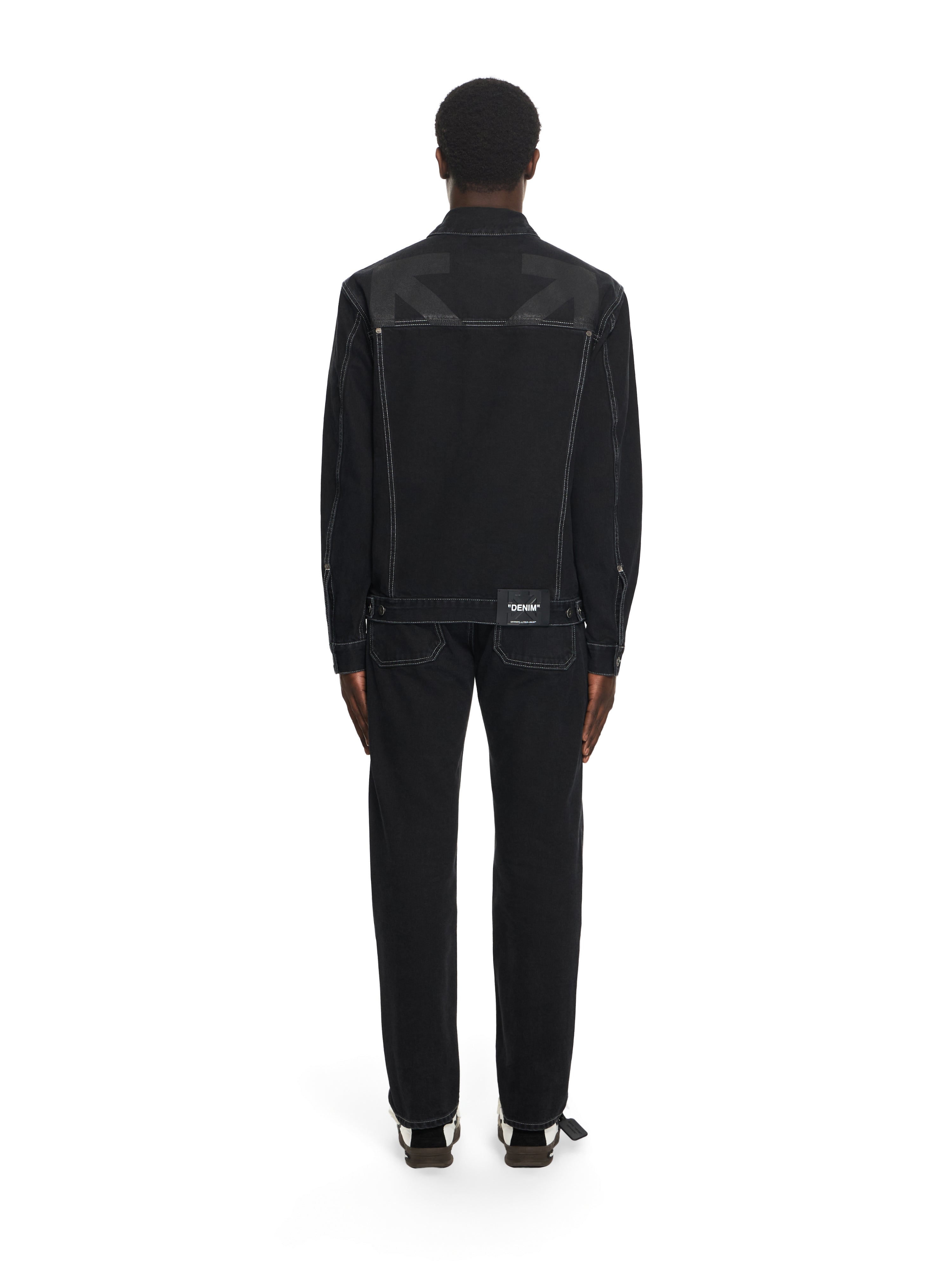 Off-White Half Arrow Tapered Jeans Grey