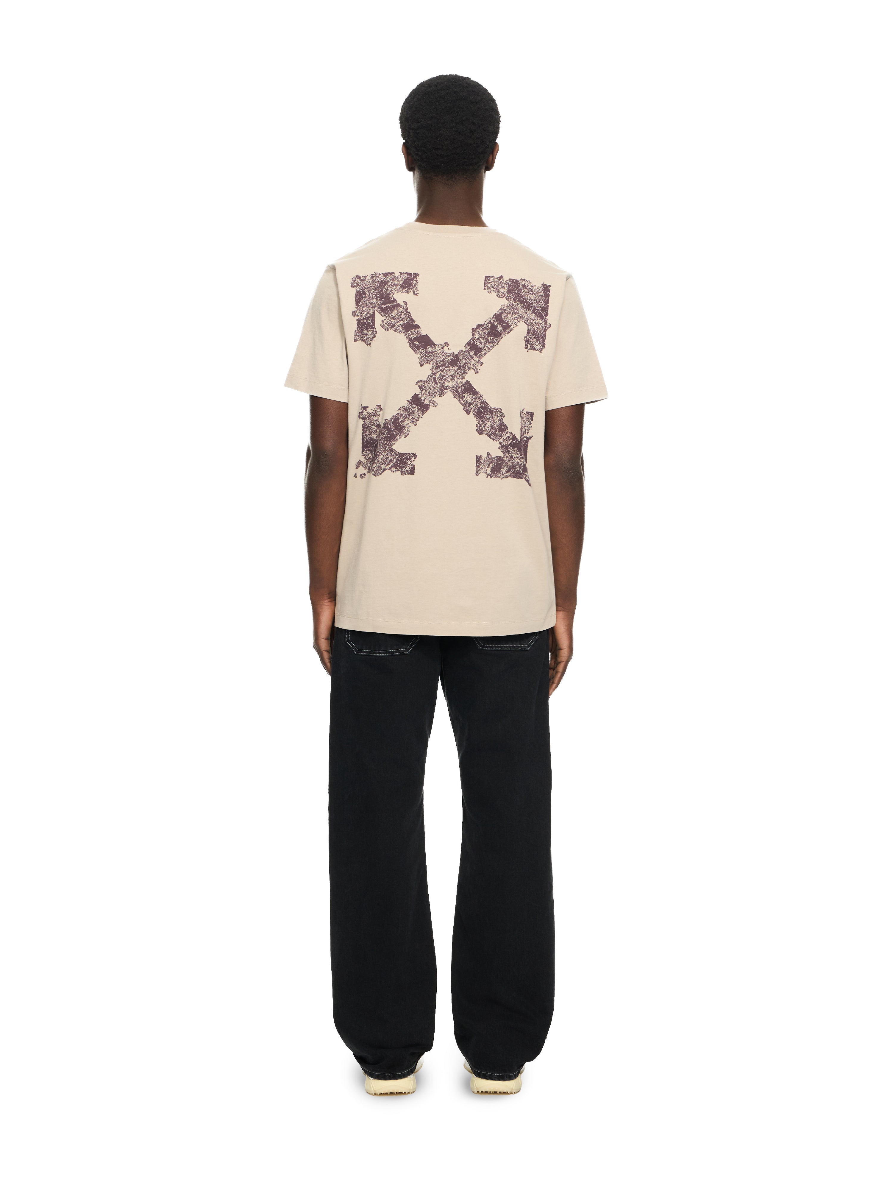Off-White Half Arrow Slim Relaxed Jeans Grey Blue