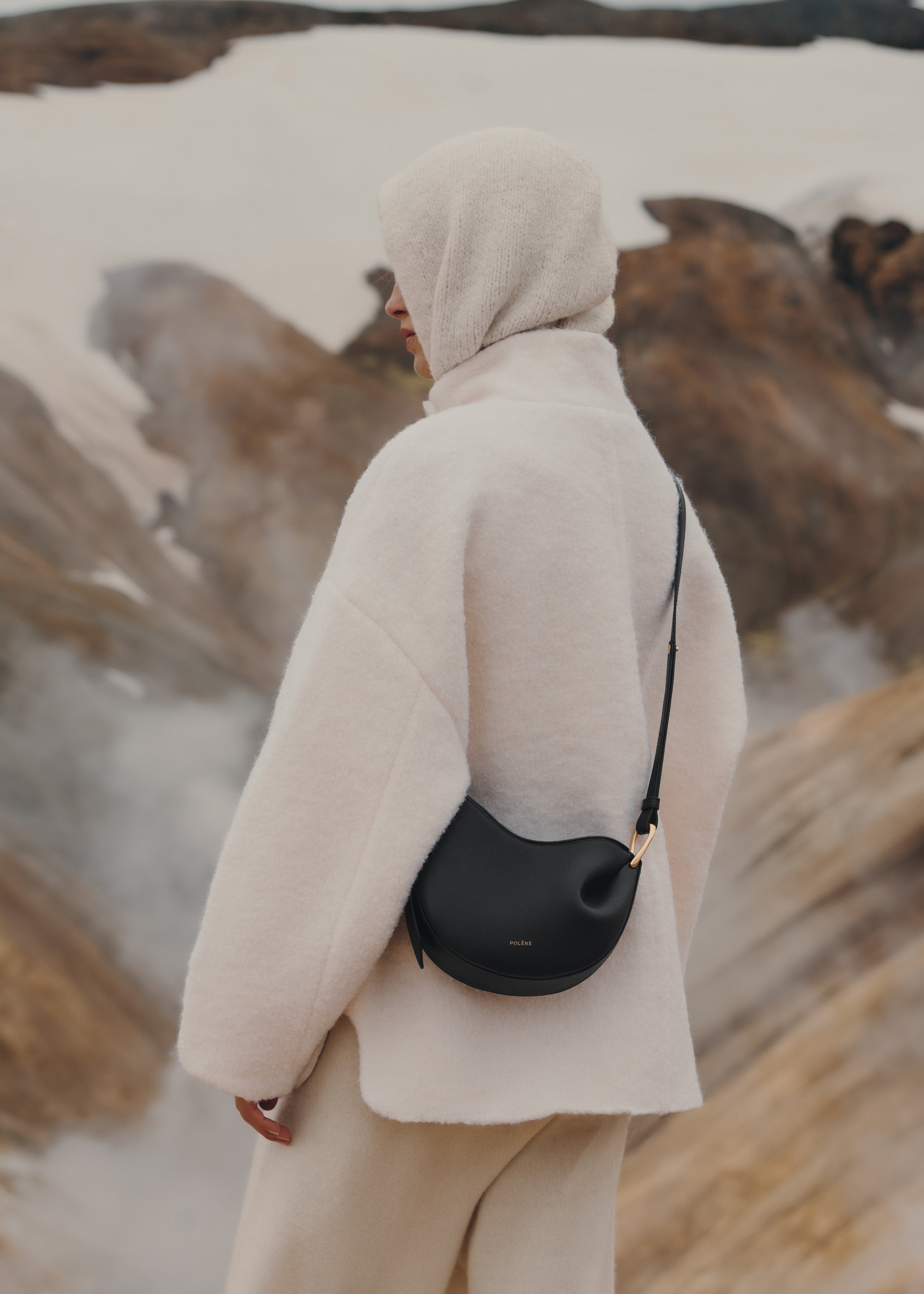 Polene Tonca Textured Black – Kicks Machine