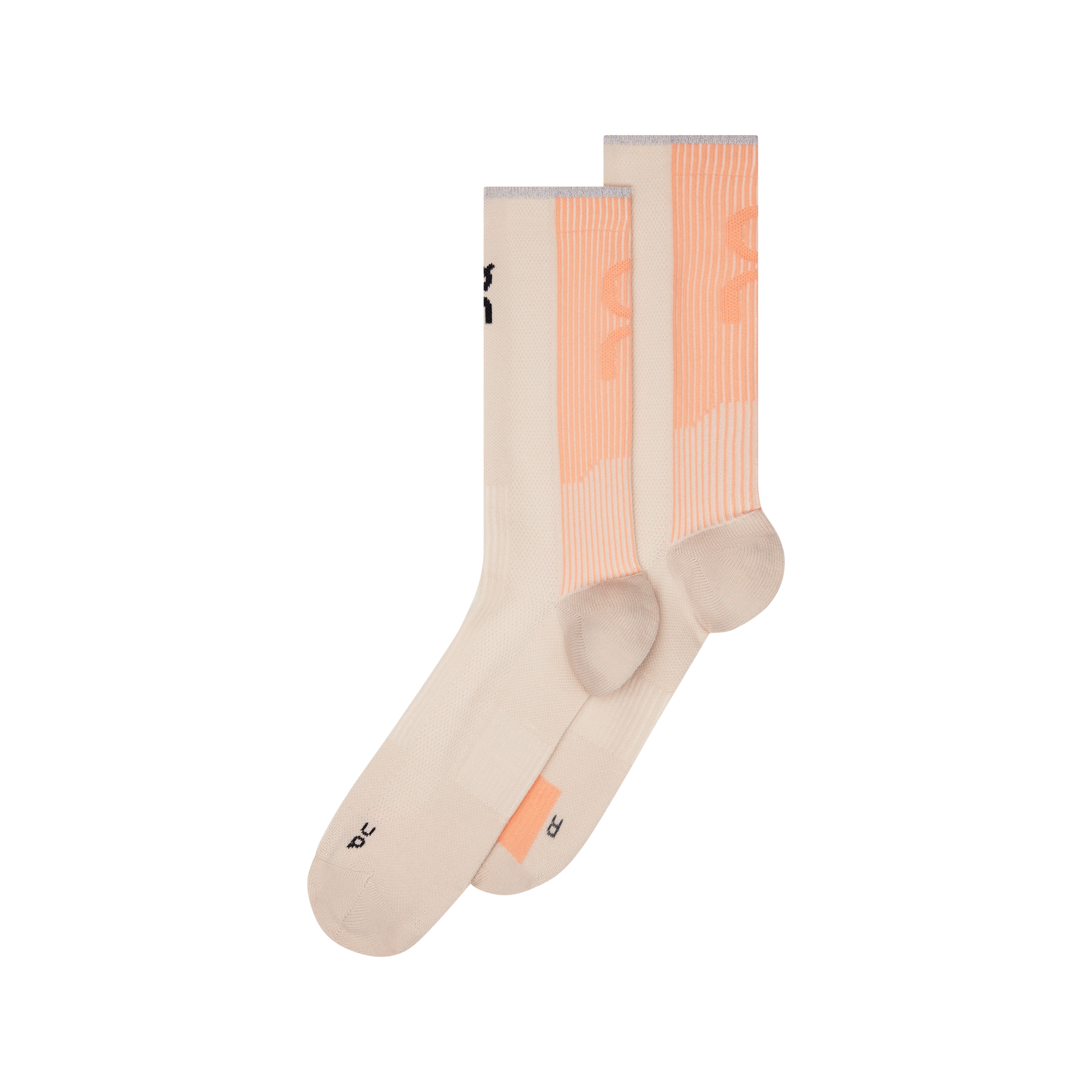 On Performance Run Sock High Pearl | Sunstone