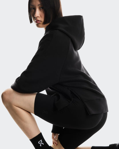 On Focus Tech Hoodie Black (Women's)