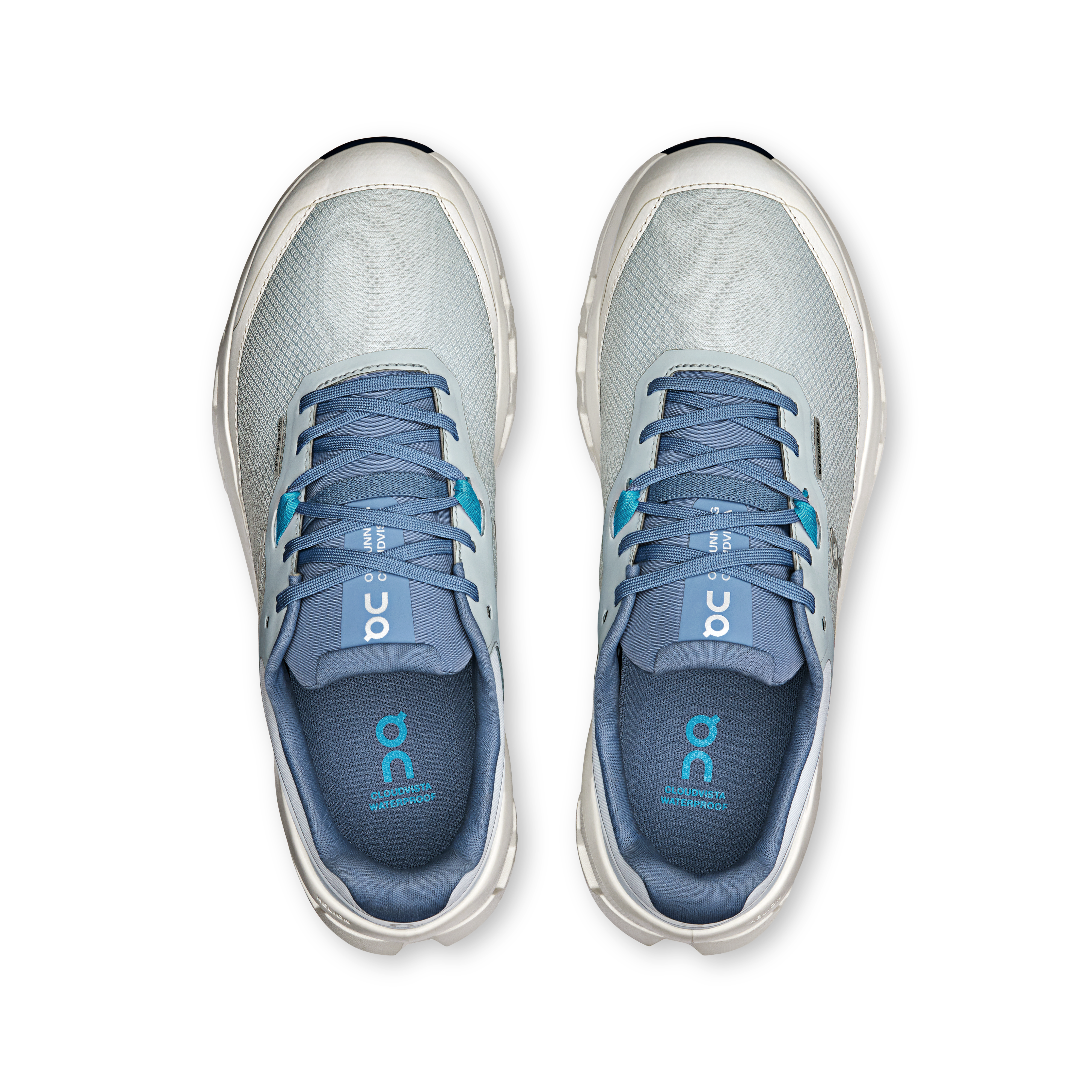 on running cloudvista 2 waterproof arctic ivory (women's)