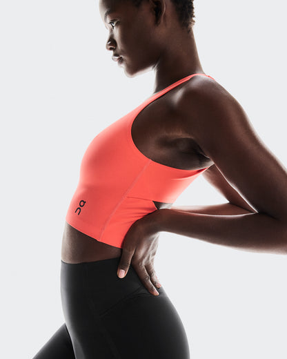 On Studio Open Back Crop Coral (Women'S)