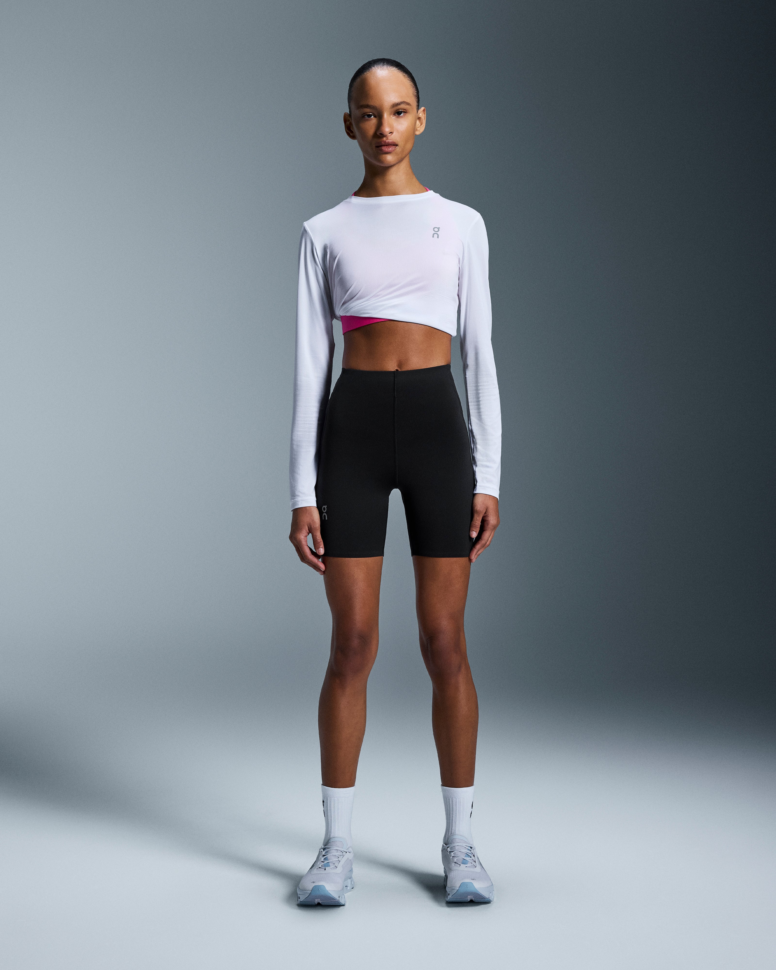 On Train Tights 1/2 Black (Women's)