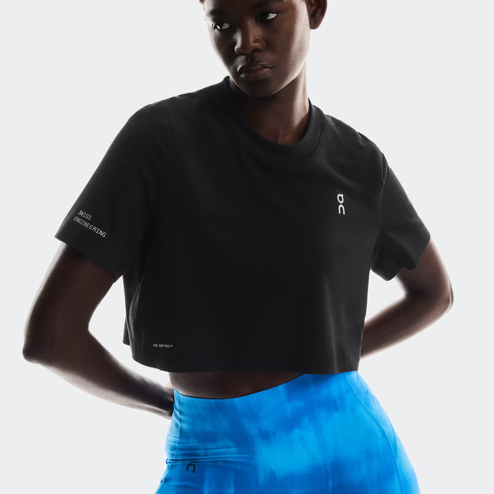 On Train-T Crop Black (Women'S)