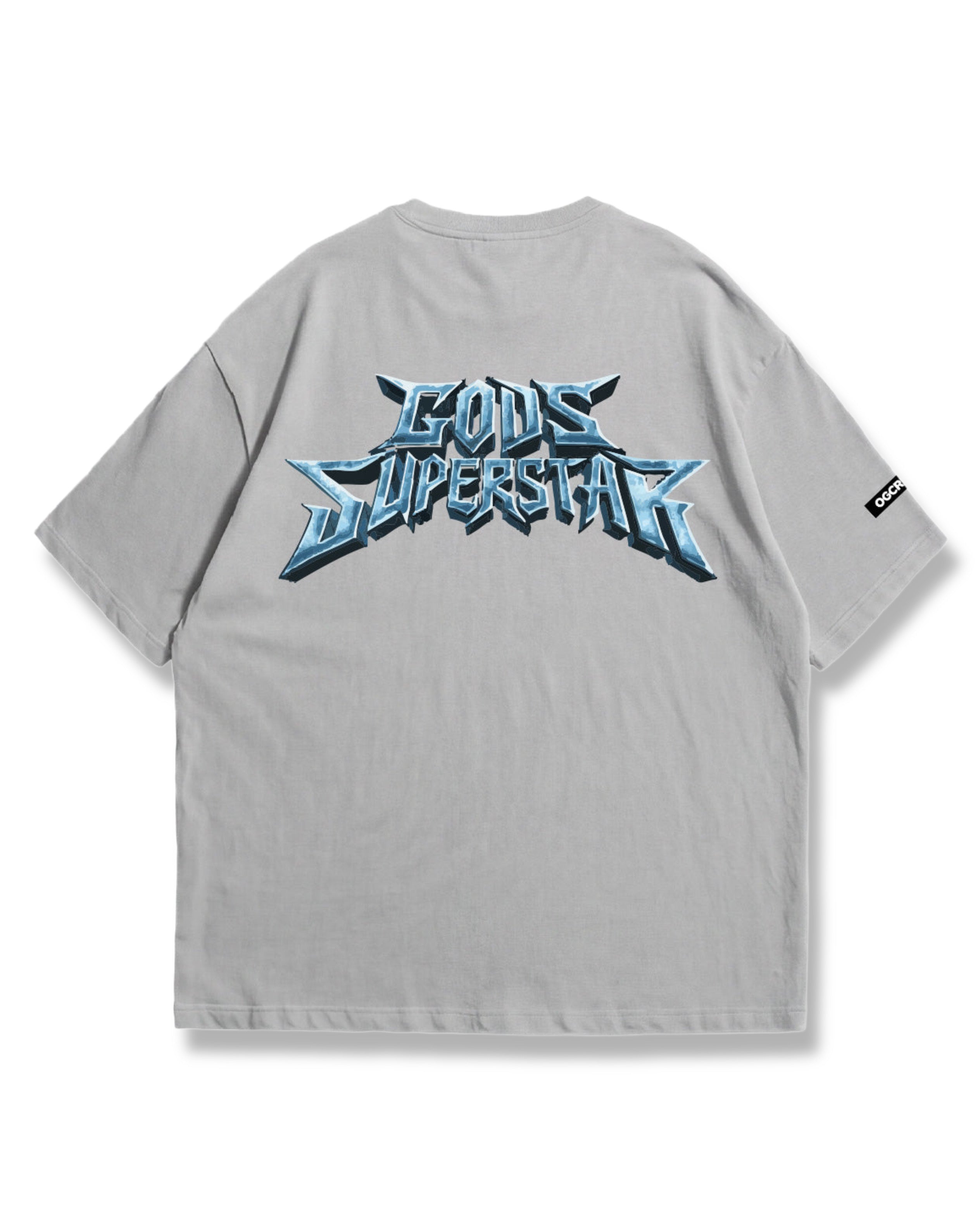 LIGHT GREY GODS SUPERSTAR T-SHIRT