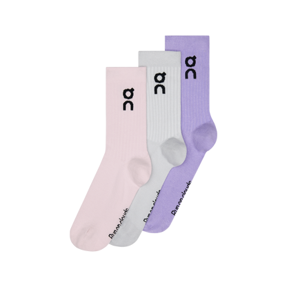 On Logo Sock High 3P Orchid | Bloom