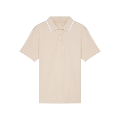 On Courtside Polo Sand | White (Women'S)