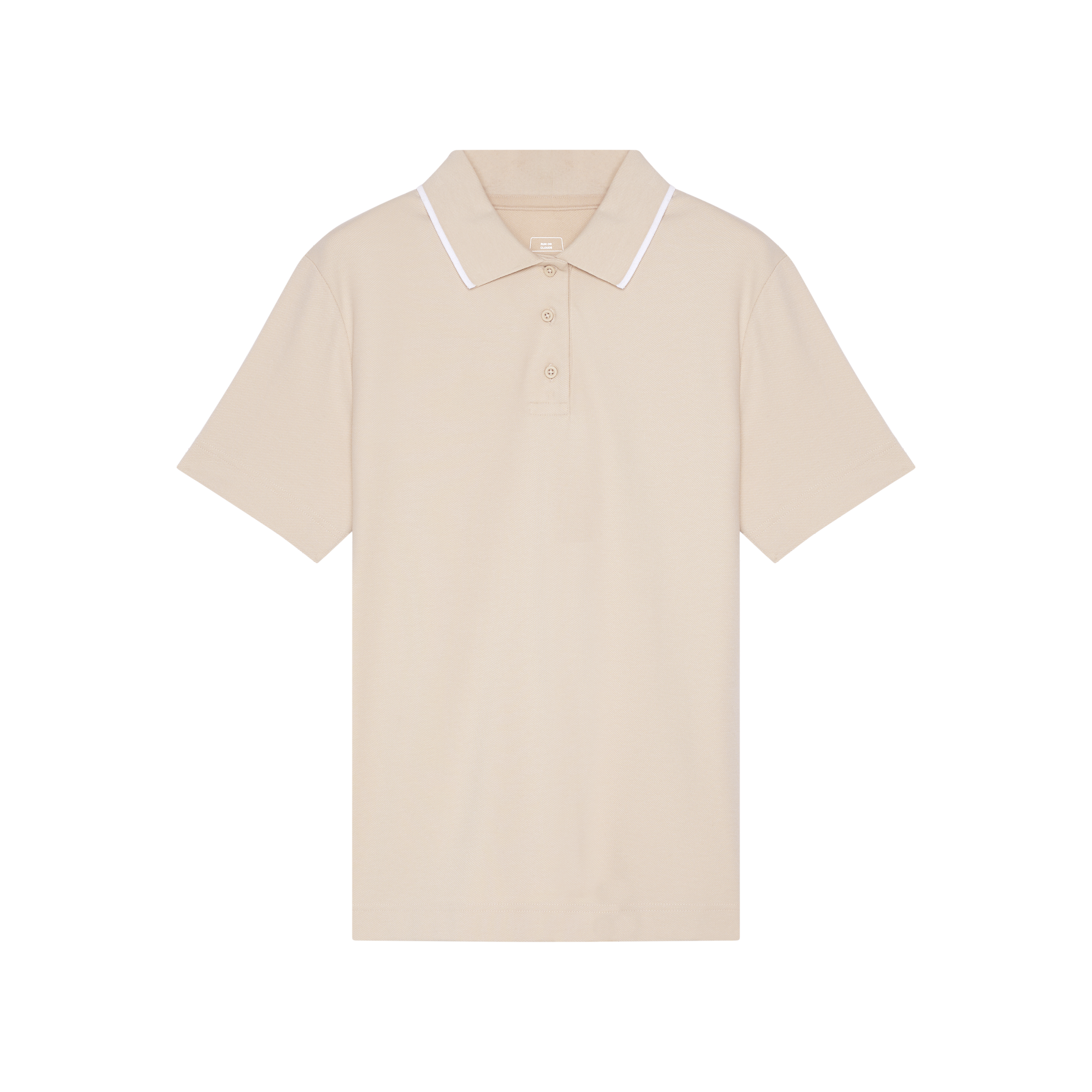 On Courtside Polo Sand | White (Women'S)