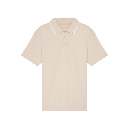 On Courtside Polo Sand | White (Women'S)