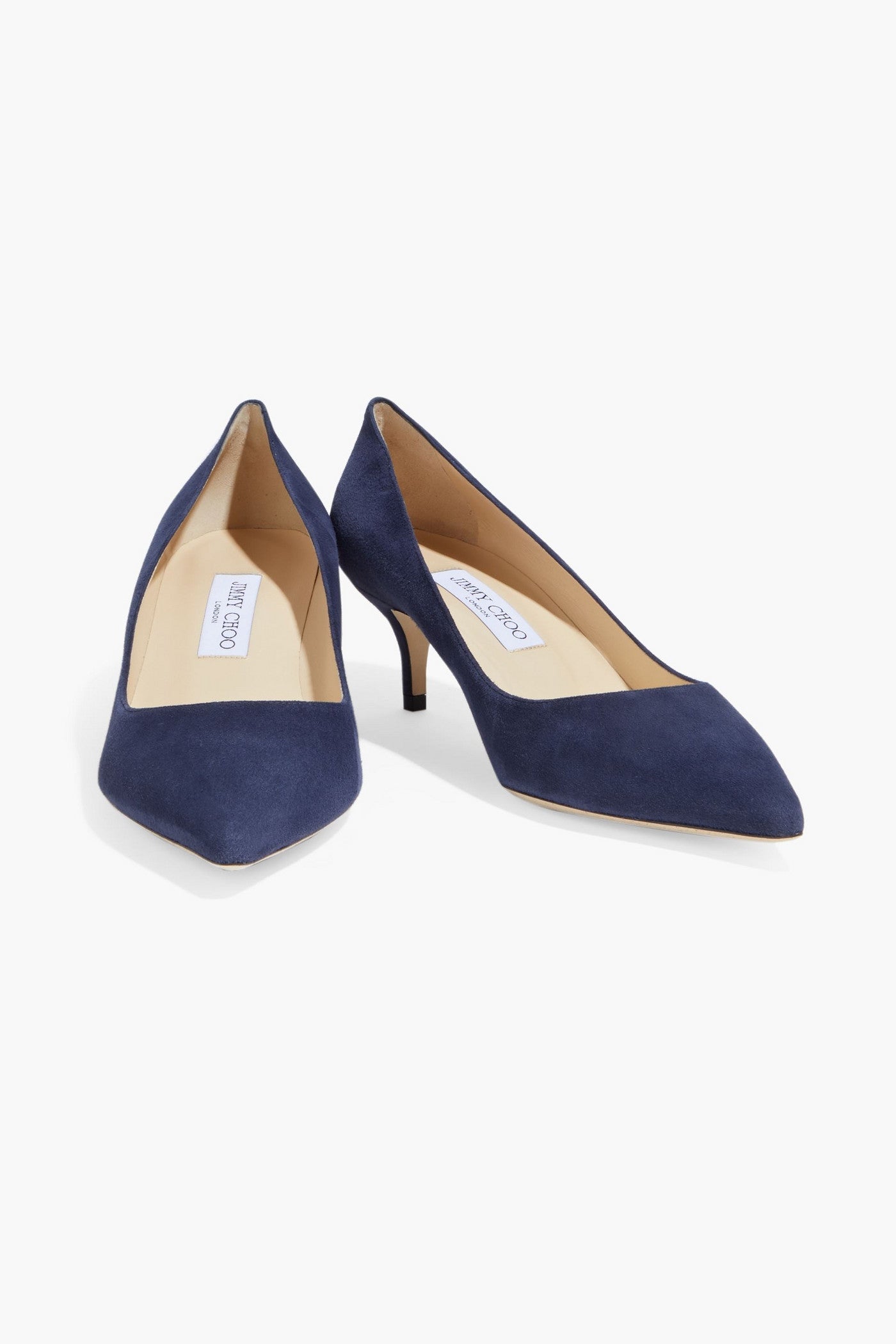 Jimmy Choo Aza Suede Pumps Navy Women's