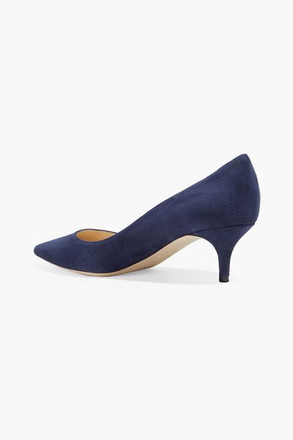 Jimmy Choo Aza Suede Pumps Navy Women's