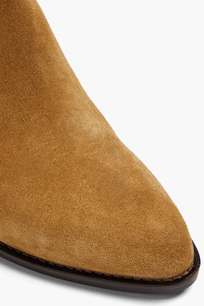 Maje Suede Ankle Boots Camel Women's