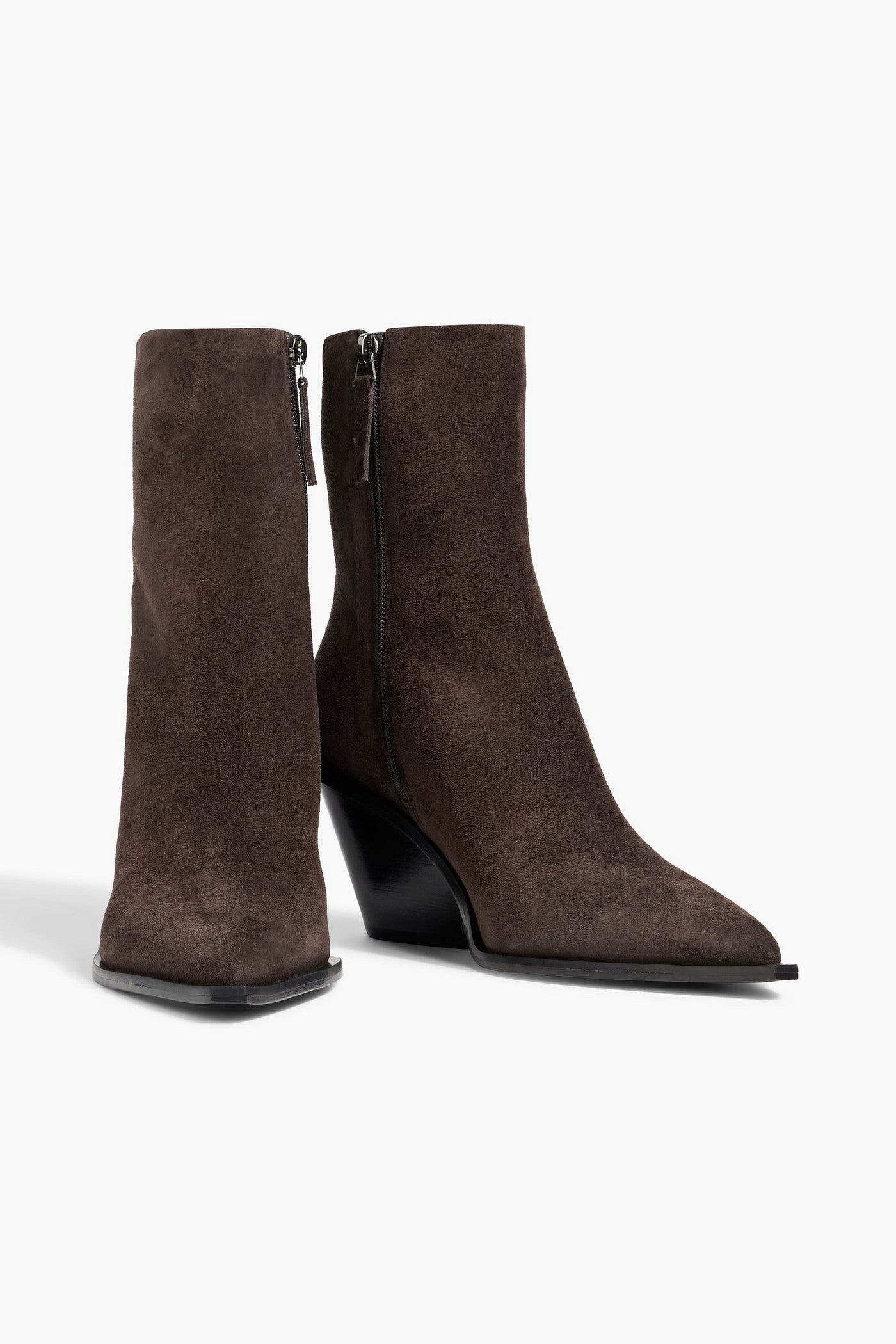 A.Emery Odin Suede Ankle Boots Chocolate Women's