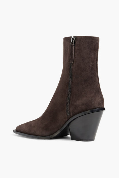 A.Emery Odin Suede Ankle Boots Chocolate Women's
