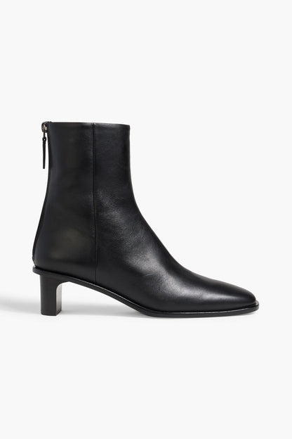 A.Emery Soma Leather Ankle Boots Black Women's