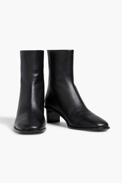 A.Emery Soma Leather Ankle Boots Black Women's