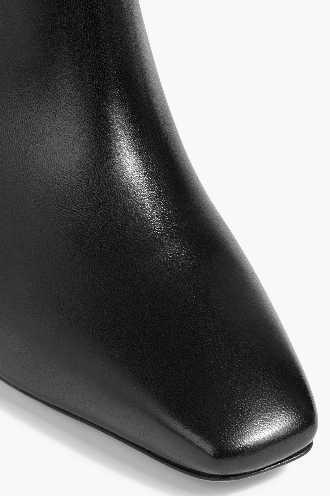 Valentino Garavani Rockstud Leather Ankle Boots Black Women's