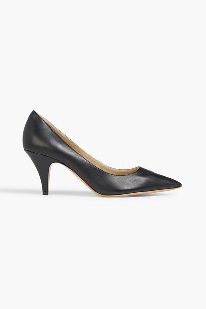 Khaite River Leather Pumps Black Women's