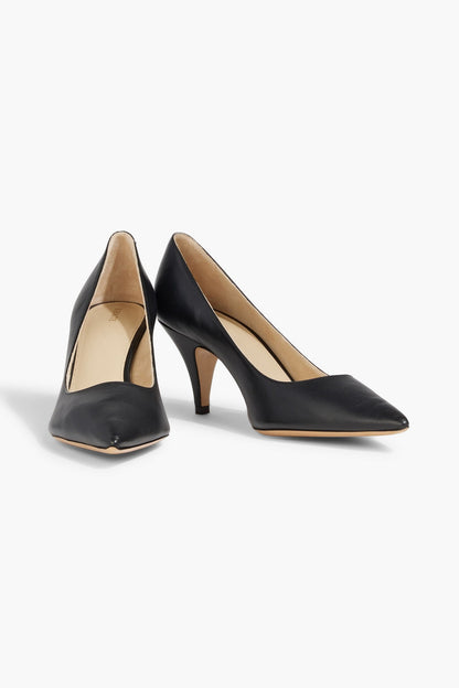 Khaite River Leather Pumps Black Women's