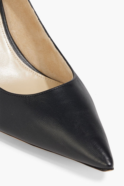 Khaite River Leather Pumps Black Women's