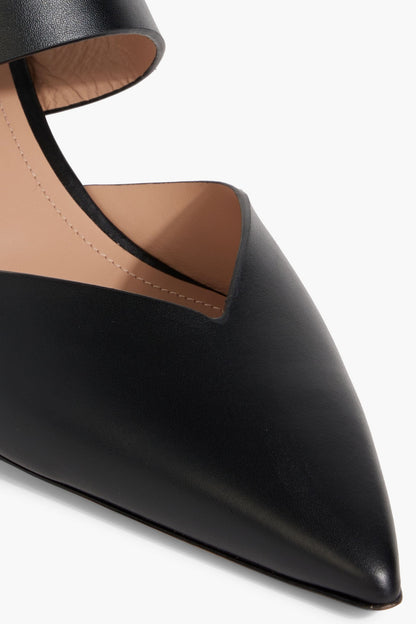 Malone Souliers Phoenix 45 Buckled Leather Mules Black Women's
