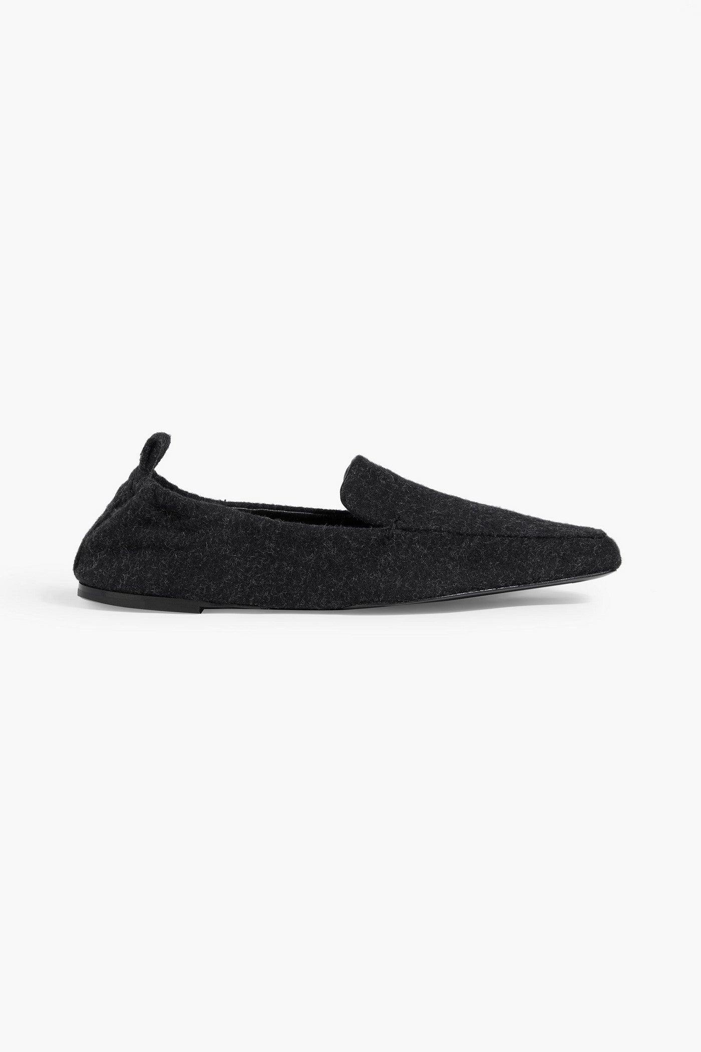 Toteme Felt Loafers Charcoal Women's