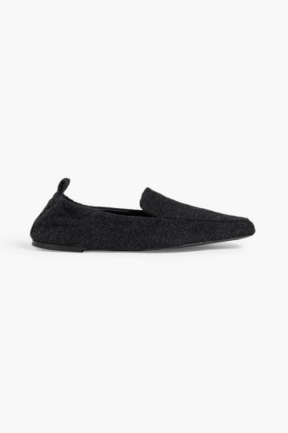 Toteme Felt Loafers Charcoal Women's