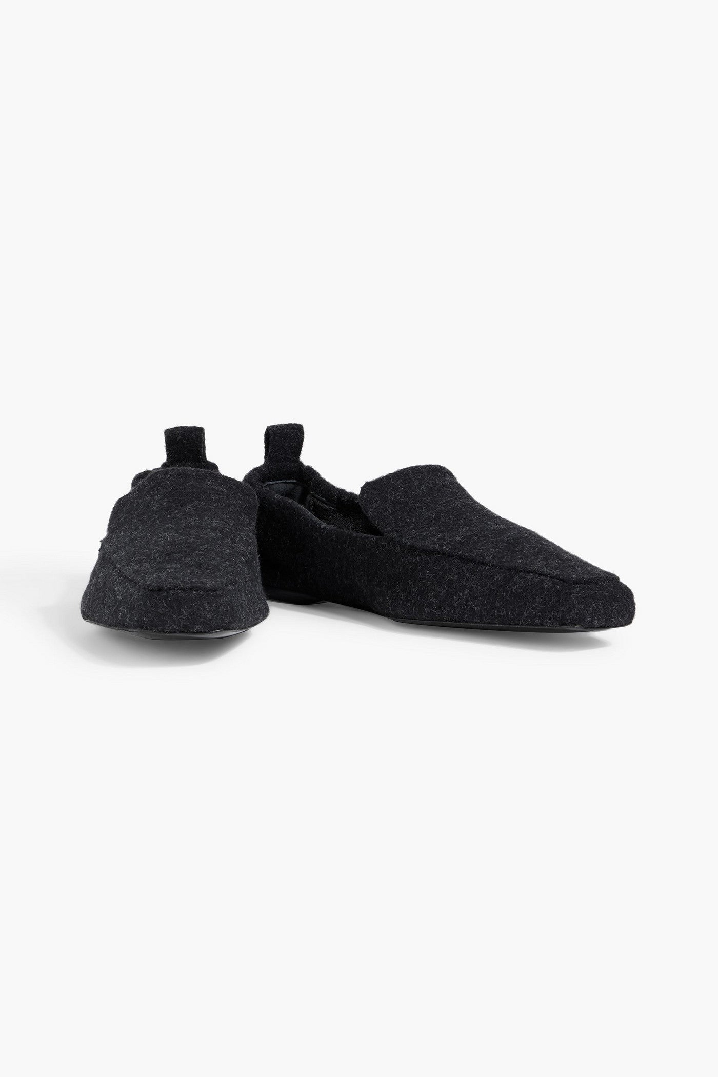 Toteme Felt Loafers Charcoal Women's