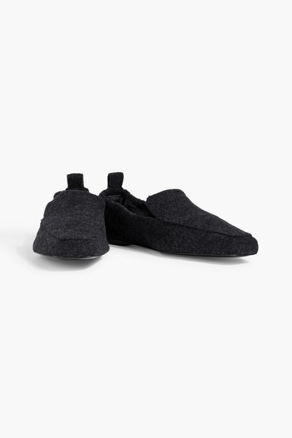 Toteme Felt Loafers Charcoal Women's