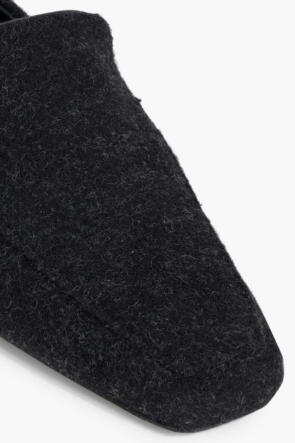 Toteme Felt Loafers Charcoal Women's