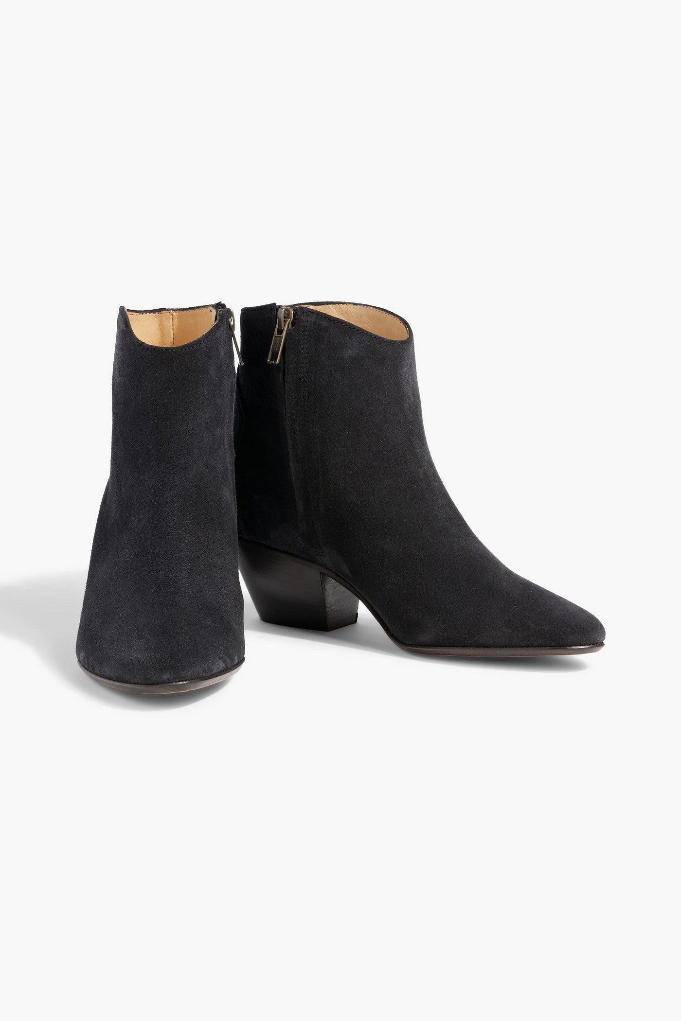 Isabel Marant Dacken Suede Ankle Boots Black Women's