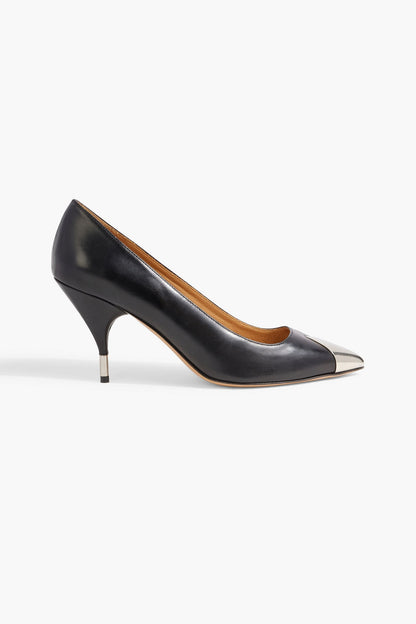 Isabel Marant Pryska Leather Pumps Black Women's