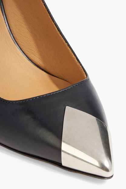 Isabel Marant Pryska Leather Pumps Black Women's