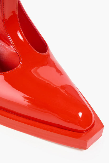 Zimmermann Patent-Leather Pumps Tomato Red Women's
