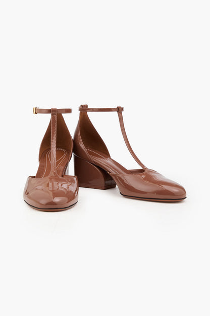 Zimmermann Patent-Leather Pumps Brown Women's