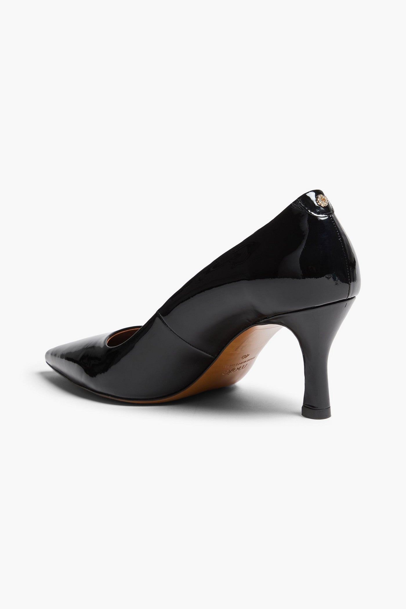 Maje Patent-Leather Pumps Black Women's