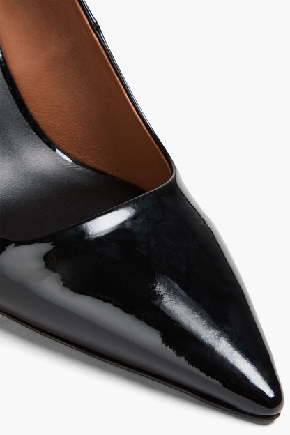 Maje Patent-Leather Pumps Black Women's
