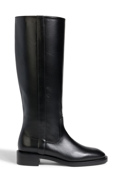 Stuart Weitzman Lenora Leather Knee Boots Black Women's