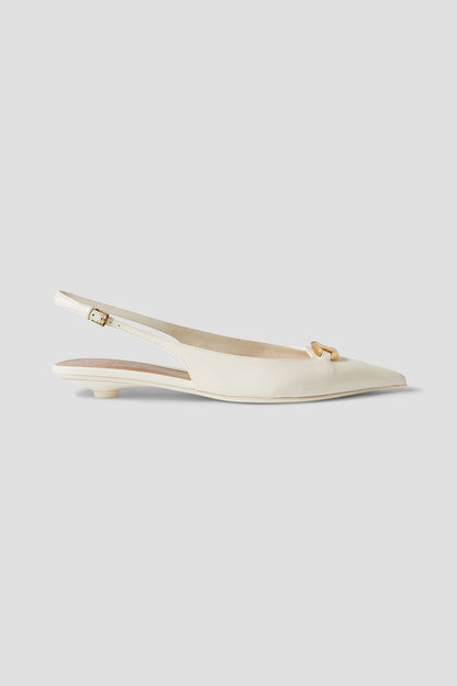 Valentino Garavani Vlogo Moon 20 Embellished Leather Pumps Ivory Women's
