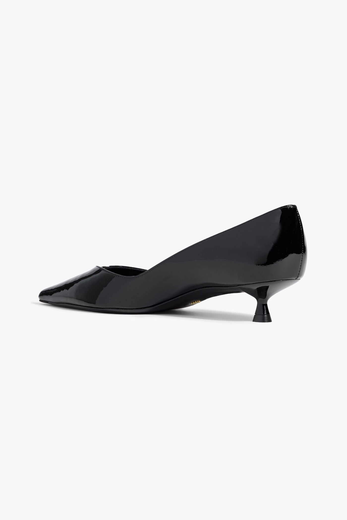 Stuart Weitzman Eva 35 Patent-Leather Pumps Black Women's