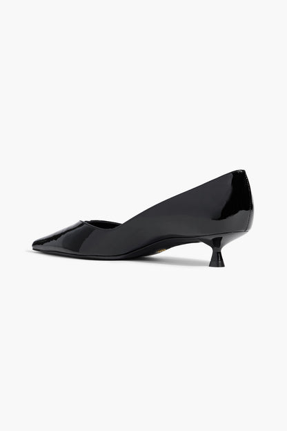 Stuart Weitzman Eva 35 Patent-Leather Pumps Black Women's