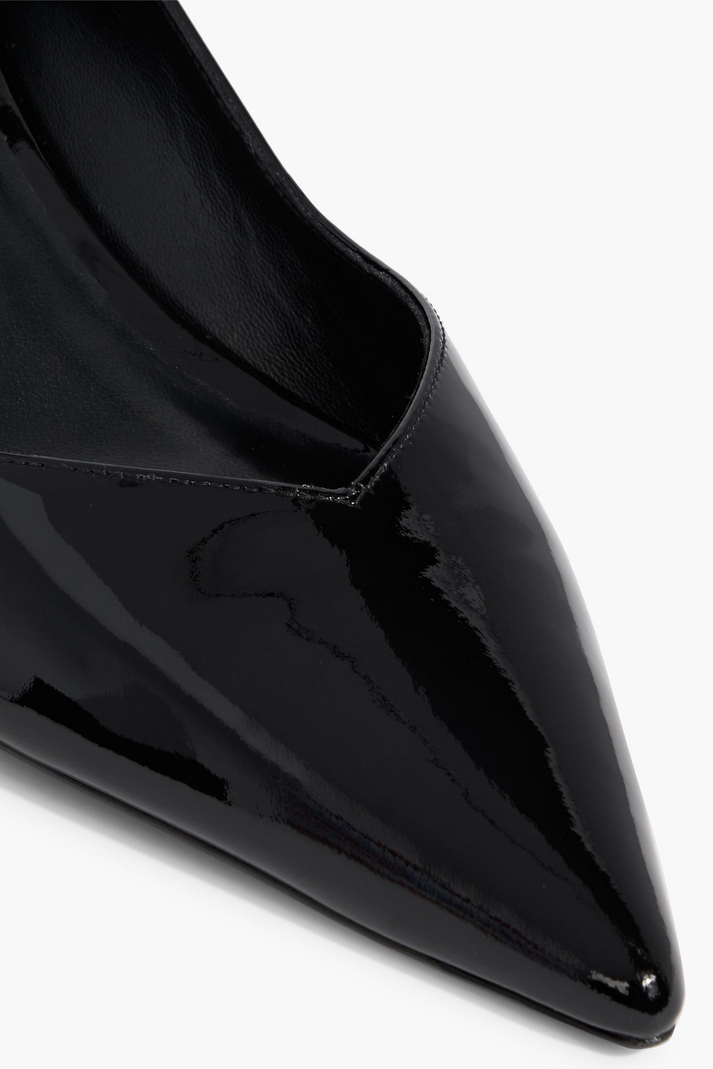 Stuart Weitzman Eva 35 Patent-Leather Pumps Black Women's