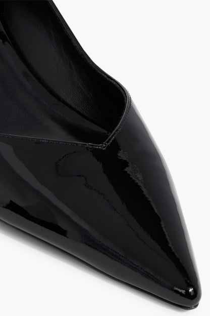 Stuart Weitzman Eva 35 Patent-Leather Pumps Black Women's