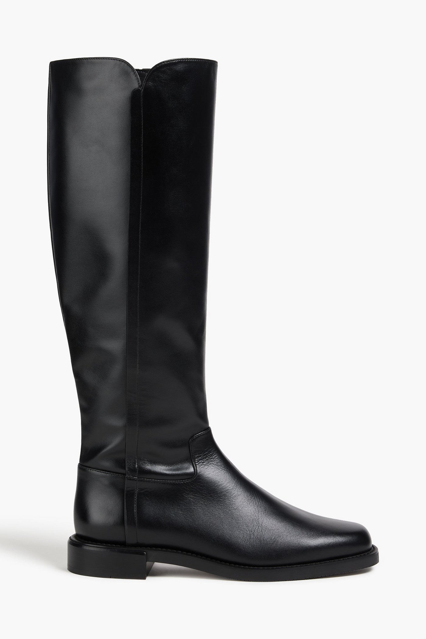 Stuart Weitzman Leather Knee Boots Black Women's