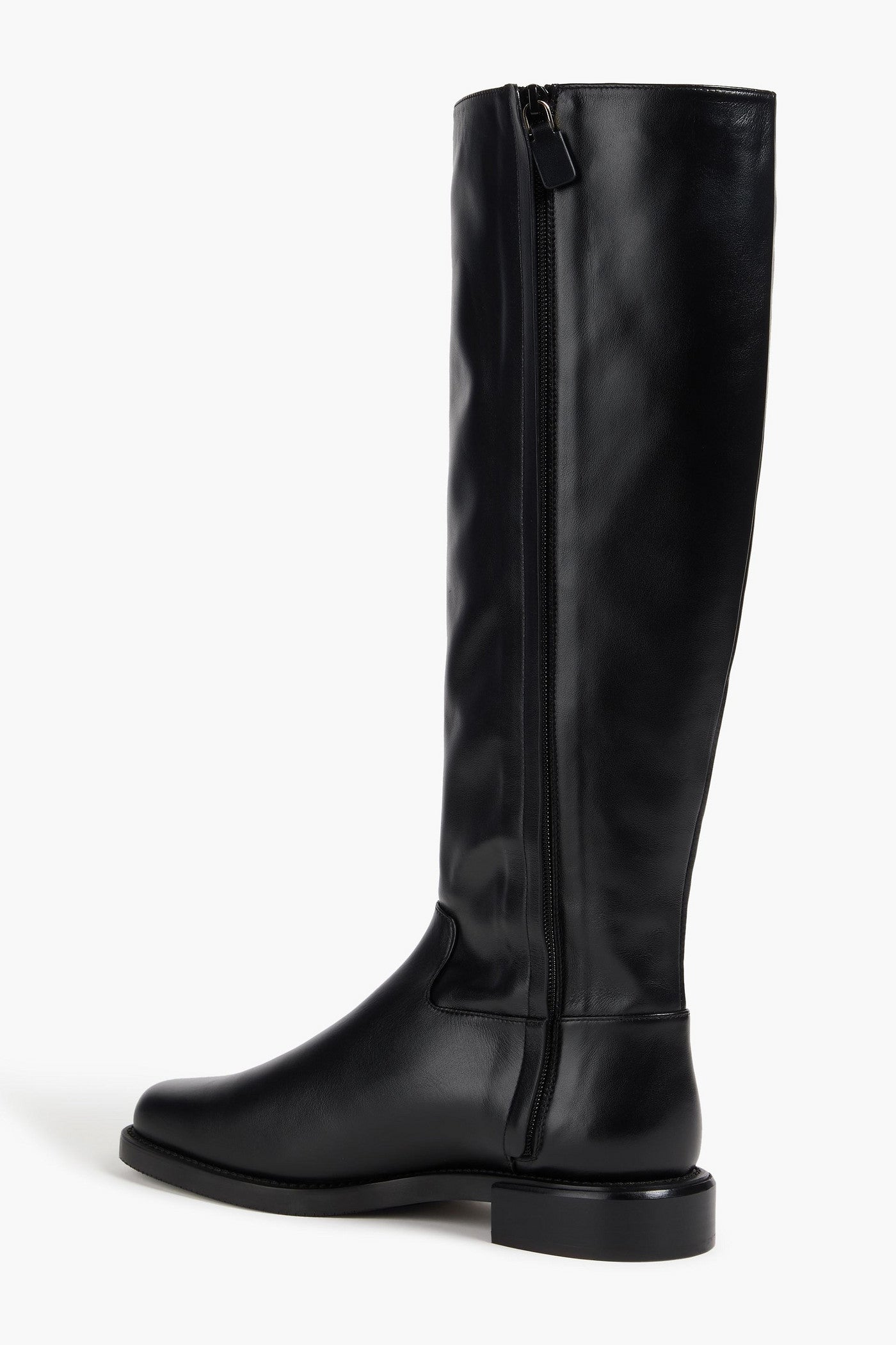 Stuart Weitzman Leather Knee Boots Black Women's