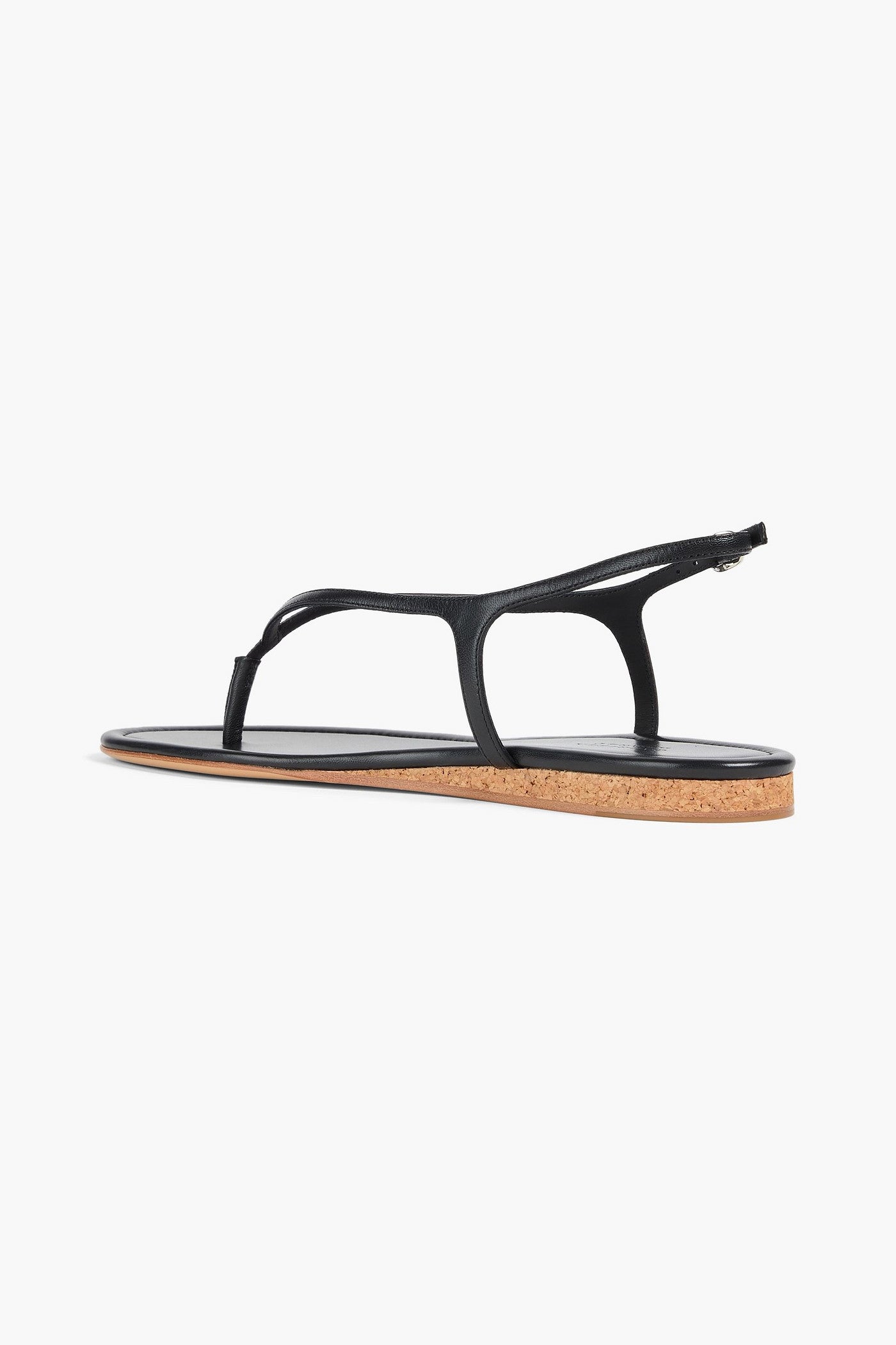 Gabriela Hearst Gia Leather Slingback Sandals Black Women's