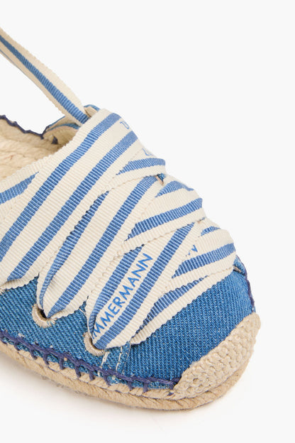 Zimmermann Denim Espadrilles Mid Denim Women's
