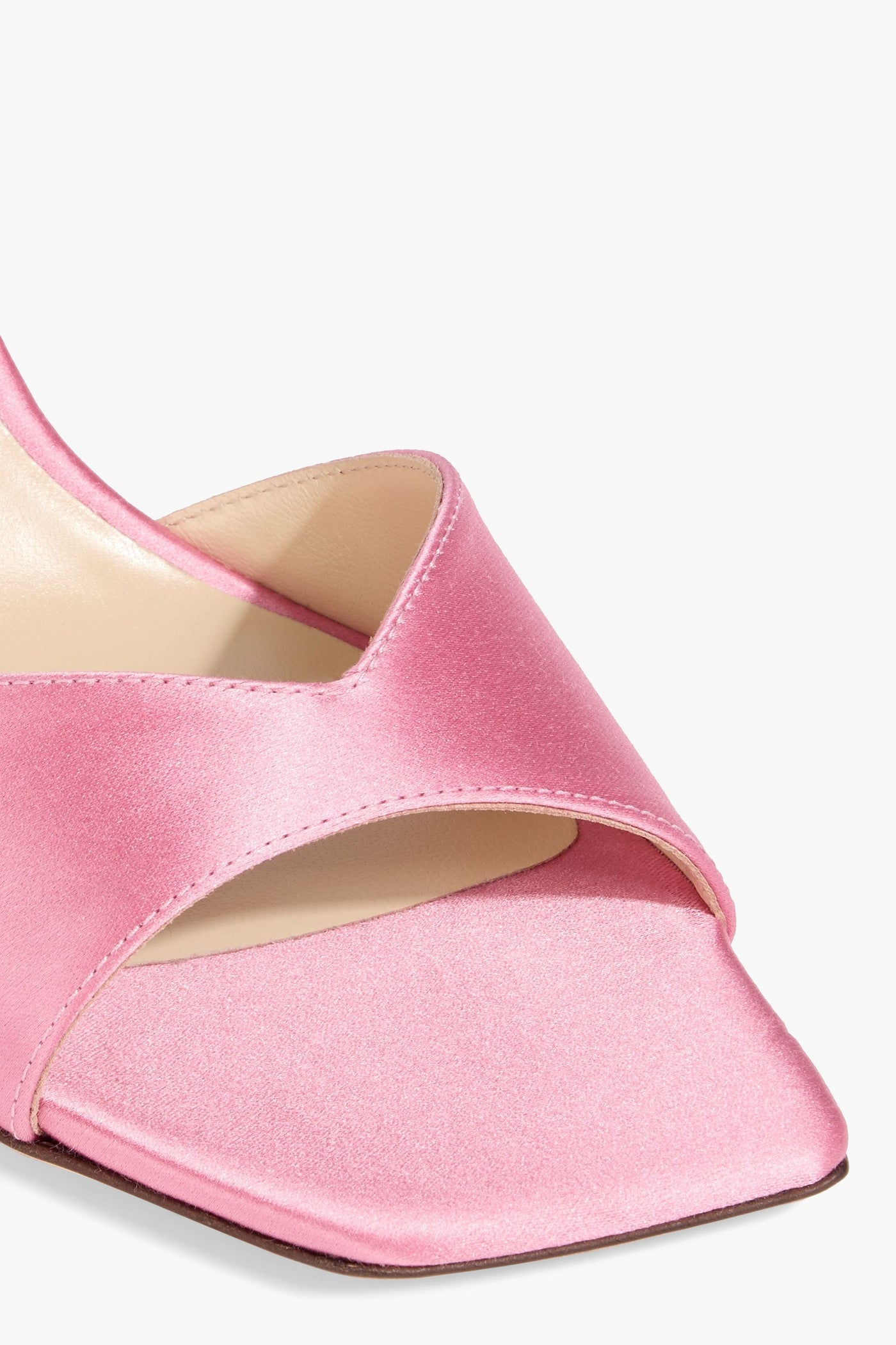 Jimmy Choo Saeda 85 Crystal-Embellished Satin Sandals Pink Women's