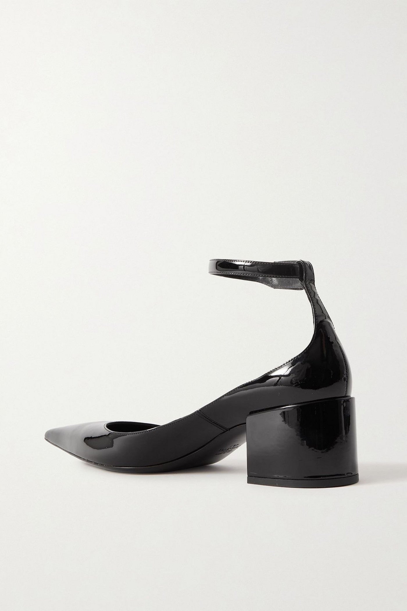 Valentino Garavani Lockette Patent-Leather Pumps Black Women's